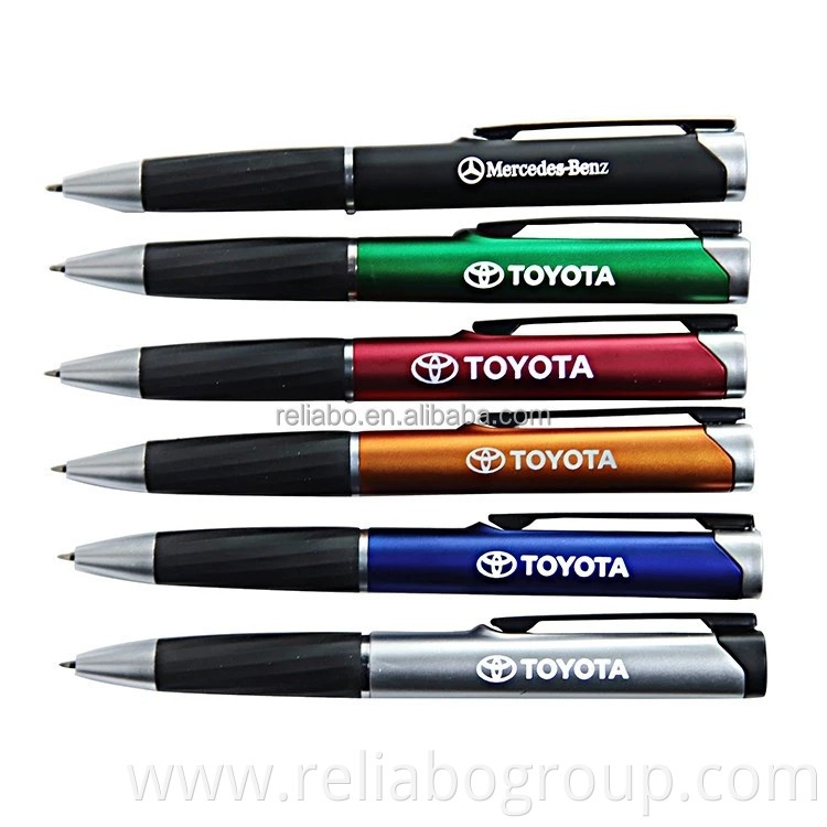 customized Led Laser Light up Ball ballpoint Pen with Rubber Grip-personalized ink light ball pens custom logo engraved